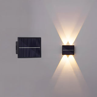Venkovní nástěnné LED světlo černé moderní