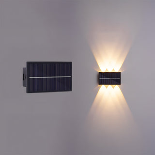 Venkovní nástěnné LED světlo černé moderní