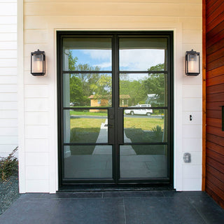 Outdoor wall light modern black