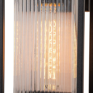 Outdoor wall light modern black