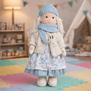 Waldorf panenka dekorativní hračka pro kreativní hru