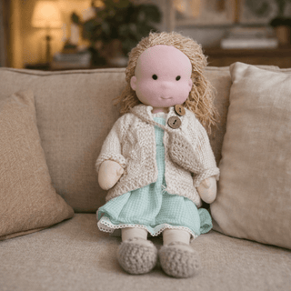 Waldorf panenka dekorativní hračka pro kreativní hru