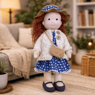 Waldorf panenka dekorativní hračka pro kreativní hru