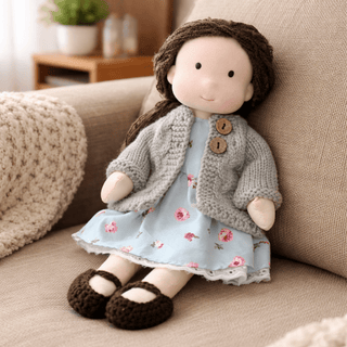 Waldorf panenka dekorativní hračka pro kreativní hru