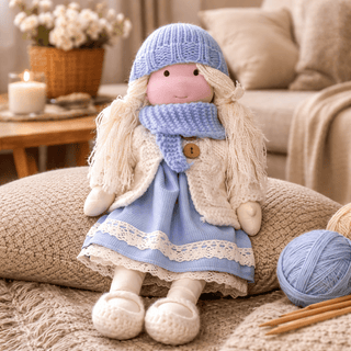 Waldorf panenka dekorativní hračka pro kreativní hru