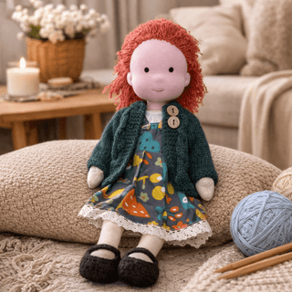 Waldorf panenka dekorativní hračka pro kreativní hru