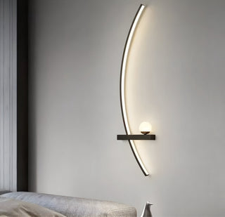 Vnitřní Moderní Nástěnné Svítidlo | Zakřivený LED Design