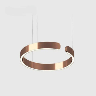 Závěsná lampa LED moderní kruhová minimalistická