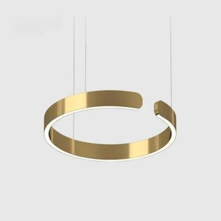 Závěsná lampa LED moderní kruhová minimalistická