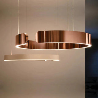 Závěsná lampa LED moderní kruhová minimalistická