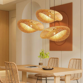 Závěsná lampa LED tkaná dekorativní moderní