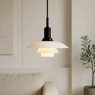 Závěsná lampa LED vrstvená minimalistická