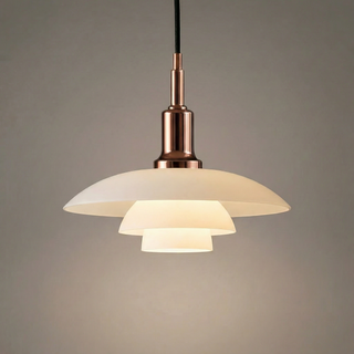Závěsná lampa LED vrstvená minimalistická
