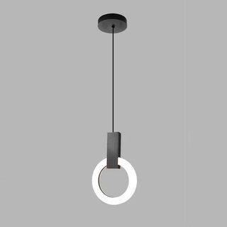 Závěsná lampa moderní LED kruhový