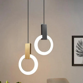 Závěsná lampa moderní LED kruhový