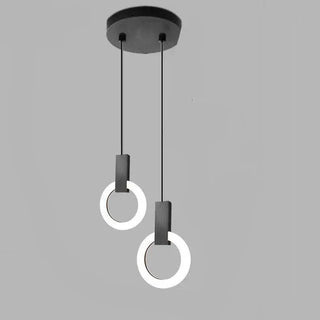 Závěsná lampa moderní LED kruhový