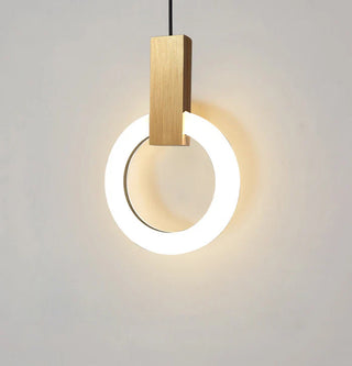Závěsná lampa moderní LED kruhový