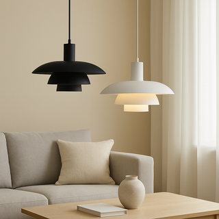 Závěsná lampa nordic moderní vrstvená minimalistická