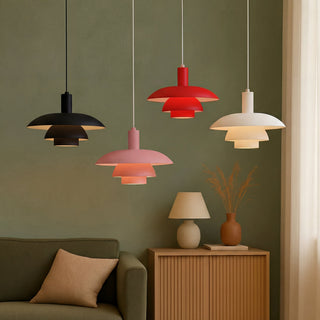 Závěsná lampa nordic moderní vrstvená minimalistická