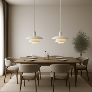 Závěsná lampa nordic moderní vrstvená minimalistická
