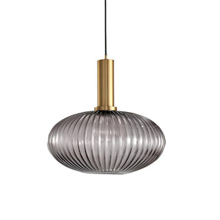 Ribbed Vintage Pendant Light