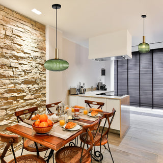 Ribbed Vintage Pendant Light
