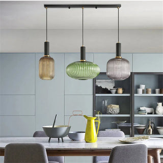 Ribbed Vintage Pendant Light