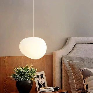 Závěsné světlo minimalistická bílá moderní koule