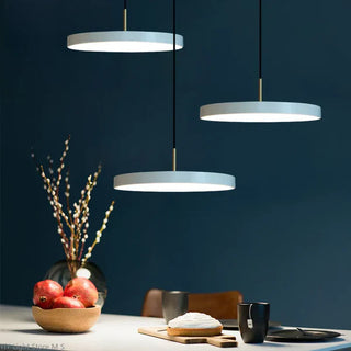 Závěsné světlo minimalistický plochý LED disk