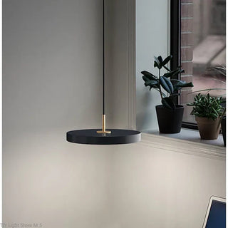 Závěsné světlo minimalistický plochý LED disk