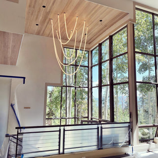Závěsné světlo moderní LED výrazné