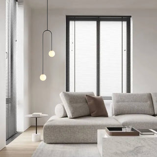 Závěsné světlo moderní dvojitá koule minimalistické
