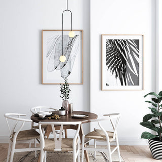 Závěsné světlo moderní dvojitá koule minimalistické