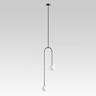 Závěsné světlo moderní dvojitá koule minimalistické