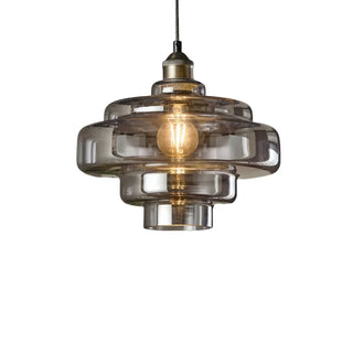 Retro layered pendant light for dining room