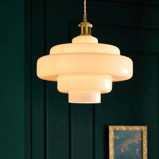 Retro layered pendant light for dining room
