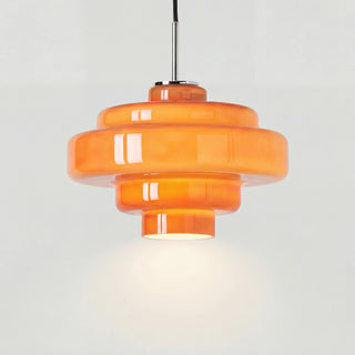 Retro layered pendant light for dining room