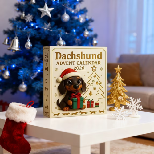 Advent Calendar 2026 with Dachshunds 24 Figurines