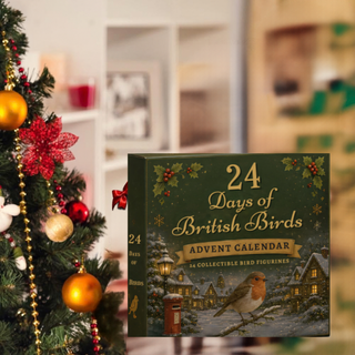 Adventní kalendář s figurkami ptáků sběratelský set