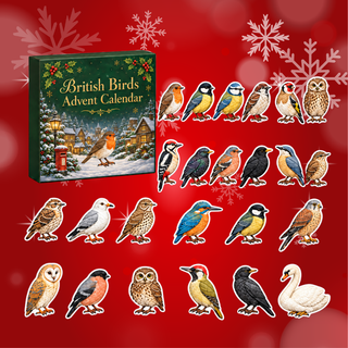 Adventní kalendář s figurkami ptáků sběratelský set