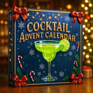 Adventní kalendář s miniaturními lahvičkami pro svátky
