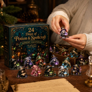 Adventní kalendář se sběratelnými figurkami čarodějnic