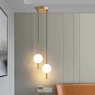 Vnitřní Moderní Závěsné Svítidlo | Dvojité Kulové LED Světlo