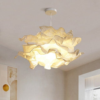 Lustre design floral pour salon