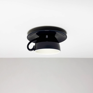 Stropní lampa retro dekorativní přisazená