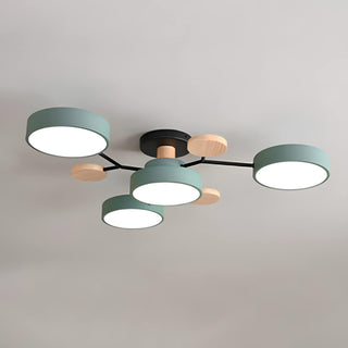 Moderní LED Lustr Do Obývacího Pokoje | Vícebodové Stropní Svítidlo
