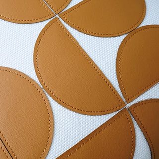 Povlak na polštář geometrický vzor půlkruhy – detail