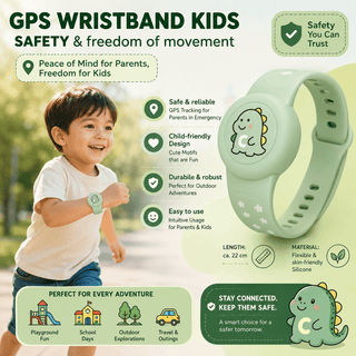 Children's watch with dinosaur motif and adjustable strap