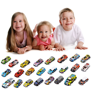 Advent calendar with 24 collectible car models