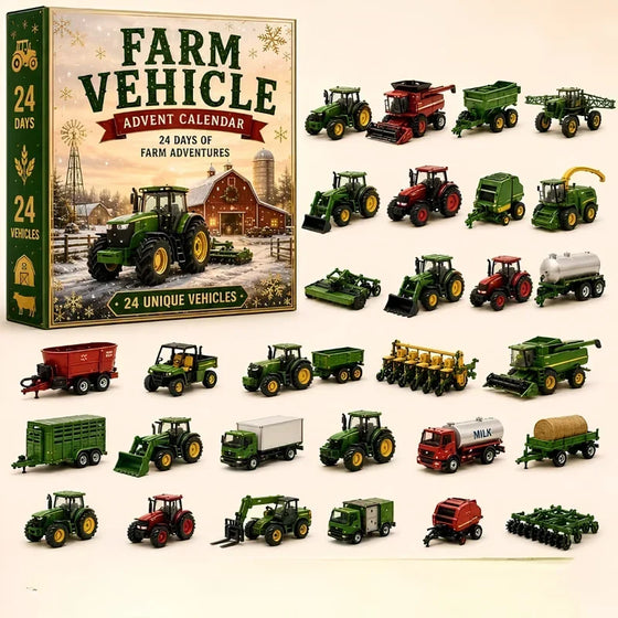 Advent calendar with 24 collectible toy car models